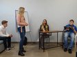 Spektakl o mediacjach rówieśniczych w wykonaniu uczniów z wieluńskiego „Długosza”
