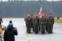 Pożegnanie polskiego kontyngentu wojskowego w 32. Bazie Lotnictwa Taktycznego w Łasku