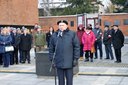 Łódź: Uczczono 75. rocznicę spalenia więzienia na Radogoszczu