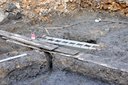 Kolejny fragment murów miejskich średniowiecznego Wielunia odkryty