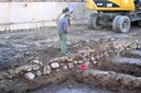 Kolejny fragment murów miejskich średniowiecznego Wielunia odkryty