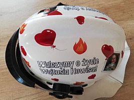 Hełm dla Wojtusia - licytacje OSP Raczyn