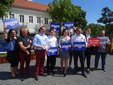 Szef kampanii wyborczej Roberta Biedronia, poseł Tomasz Trela w Wieluniu