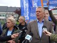 Troje posłów wspierających Rafała Trzaskowskiego odwiedziło Wieluń