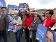 Troje posłów wspierających Rafała Trzaskowskiego odwiedziło Wieluń