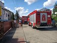 Pożar na ulicy Morelowej w Wieluniu