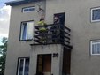 Pożar na ulicy Morelowej w Wieluniu