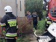 Pożar na ulicy Morelowej w Wieluniu