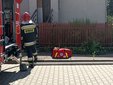 Pożar na ulicy Morelowej w Wieluniu