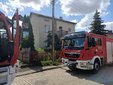 Pożar na ulicy Morelowej w Wieluniu