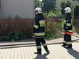 Pożar na ulicy Morelowej w Wieluniu