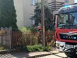 Pożar na ulicy Morelowej w Wieluniu