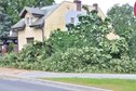 Zerwane dachy, linie energetyczne i połamane drzewa – gwałtowna ulewa z gradem nad powiatem wieluńskim