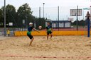 Zagrali w plażówkę w Lututowie