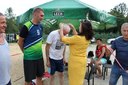 Zagrali w plażówkę w Lututowie