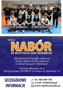 M-GOKiS Praszka zaprasza na zajęcia sportowe