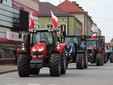 Snopki słomy pod biurem poselskim Pawła Rychlika. Rolnicy protestują w Wieluniu przeciwko „piątce dla zwierząt”