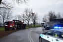 Wypadek w Siemkowicach. Jedna osoba trafiła do szpitala