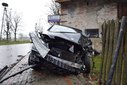 Wypadek w Siemkowicach. Jedna osoba trafiła do szpitala