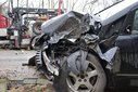 Wypadek w Siemkowicach. Jedna osoba trafiła do szpitala