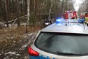 Pajęczno: stracił panowanie nad pojazdem i wpadł w poślizg