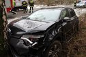 Pajęczno: stracił panowanie nad pojazdem i wpadł w poślizg