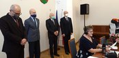 Podziękowania na 32. sesji Rady Powiatu w Wieluniu