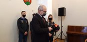 Podziękowania na 32. sesji Rady Powiatu w Wieluniu