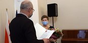 Podziękowania na 32. sesji Rady Powiatu w Wieluniu