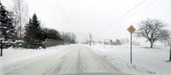 Sytuacja na drogach. 8 lutego 2021 - DK43 relacji Wieluń - Praszka