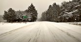 Sytuacja na drogach. 8 lutego 2021 - DK43 relacji Wieluń - Praszka