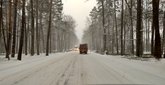 Sytuacja na drogach. 8 lutego 2021 - DK43 relacji Wieluń - Praszka