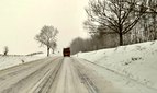 Sytuacja na drogach. 8 lutego 2021 - DK43 relacji Wieluń - Praszka