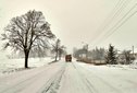 Sytuacja na drogach. 8 lutego 2021 - DK43 relacji Wieluń - Praszka