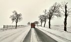 Sytuacja na drogach. 8 lutego 2021 - DK43 relacji Wieluń - Praszka