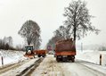 Sytuacja na drogach. 8 lutego 2021 - DK43 relacji Wieluń - Praszka