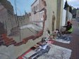 Nowy mural na murze klasztoru sióstr bernardynek w Wieluniu