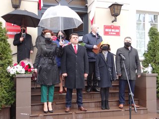 Wielunianie uczcili 230. rocznicę uchwalenia Konstytucji 3 Maja