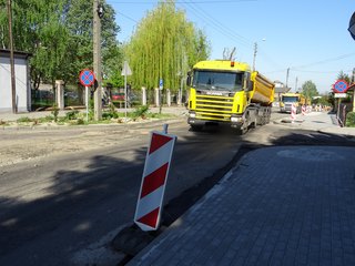 Trwa przebudowa ulicy Szpitalnej w Wieluniu. Są utrudnienia w ruchu