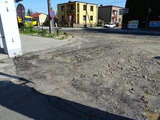 Trwa przebudowa ulicy Szpitalnej w Wieluniu. Są utrudnienia w ruchu
