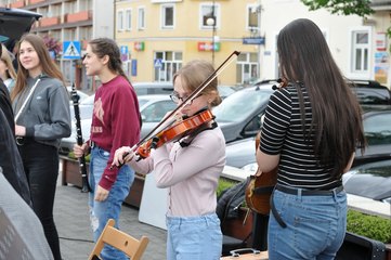 Freedom – młodzież zorganizowała happening w Wieluniu