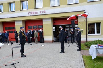 Uroczysty Dzień Strażaka w Komendzie Powiatowej PSP w Wieluniu