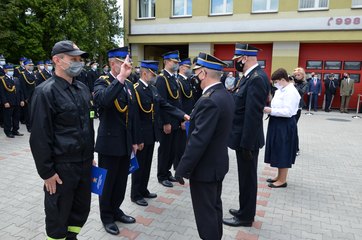 Uroczysty Dzień Strażaka w Komendzie Powiatowej PSP w Wieluniu