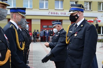 Uroczysty Dzień Strażaka w Komendzie Powiatowej PSP w Wieluniu