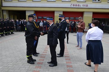 Uroczysty Dzień Strażaka w Komendzie Powiatowej PSP w Wieluniu