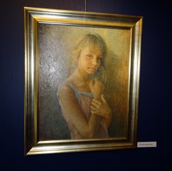 „Portret dziecka” - wystawa Aliny Sibery w Muzeum Ziemi Wieluńskiej została otwarta
