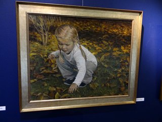 „Portret dziecka” - wystawa Aliny Sibery w Muzeum Ziemi Wieluńskiej została otwarta