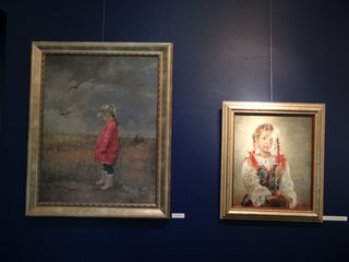 „Portret dziecka” - wystawa Aliny Sibery w Muzeum Ziemi Wieluńskiej została otwarta