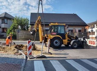 Uwaga kierowcy! Ulica POW przy Sądzie Rejonowym w Wieluniu jest zamknięta