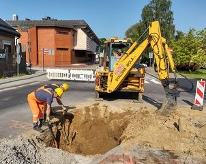 Uwaga kierowcy! Ulica POW przy Sądzie Rejonowym w Wieluniu jest zamknięta